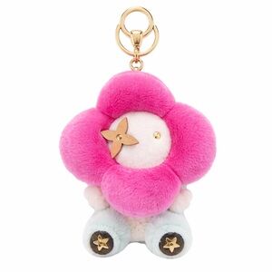 Vivienne Fashionista Plush Flower Petal Doll Bag Charm Keychain Purse Accessory